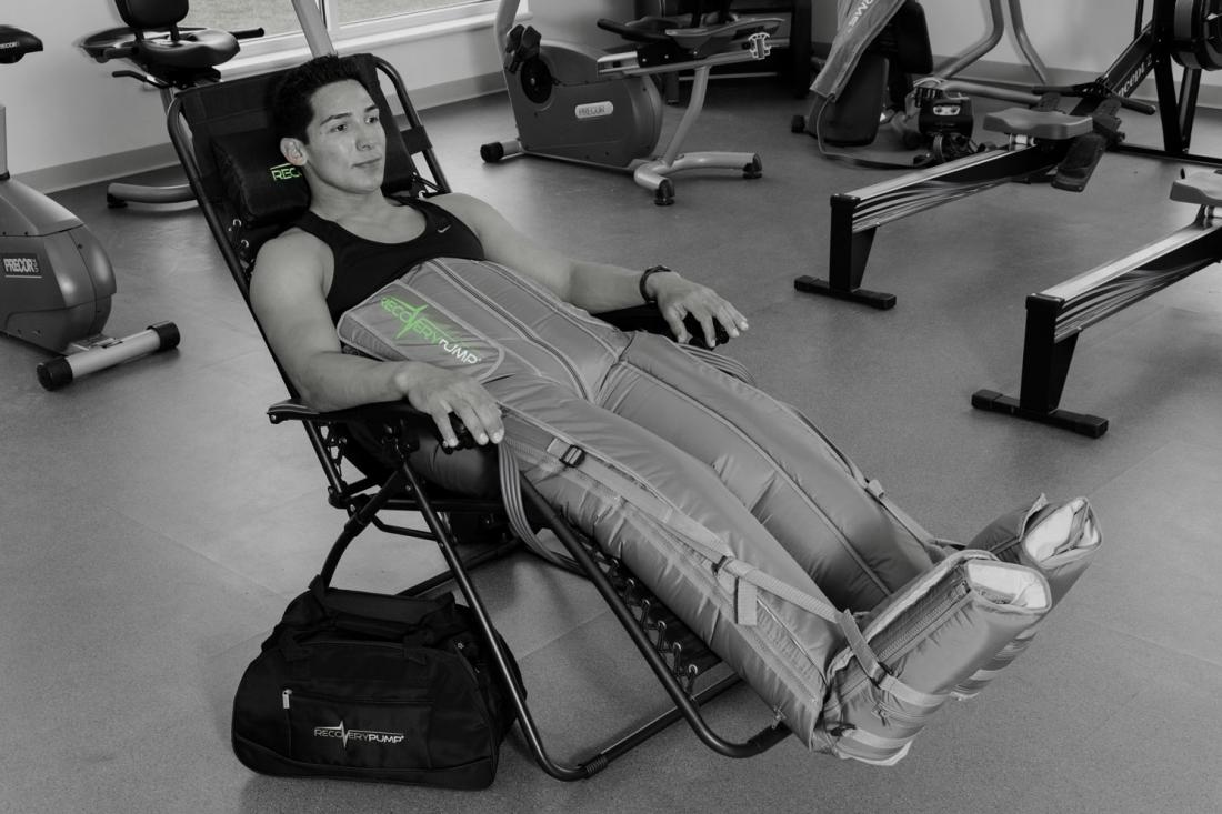 Muscular Pain Sports Recovery with Recovery Pump 